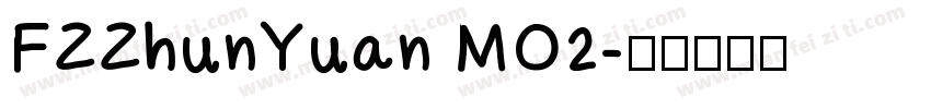 FZZhunYuan MO2字体转换